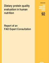 Dietary protein quality evaluation in human nutrition