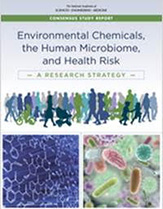 Environmental chemicals, the human microbiome, and health risk