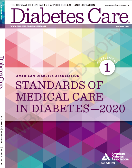 Standards of Medical Care in Diabetes – 2020