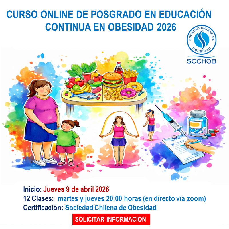 CURSO ONLINE DE POSGRADO EN EDUCACIÓN CONTINUA EN OBESIDAD 2026