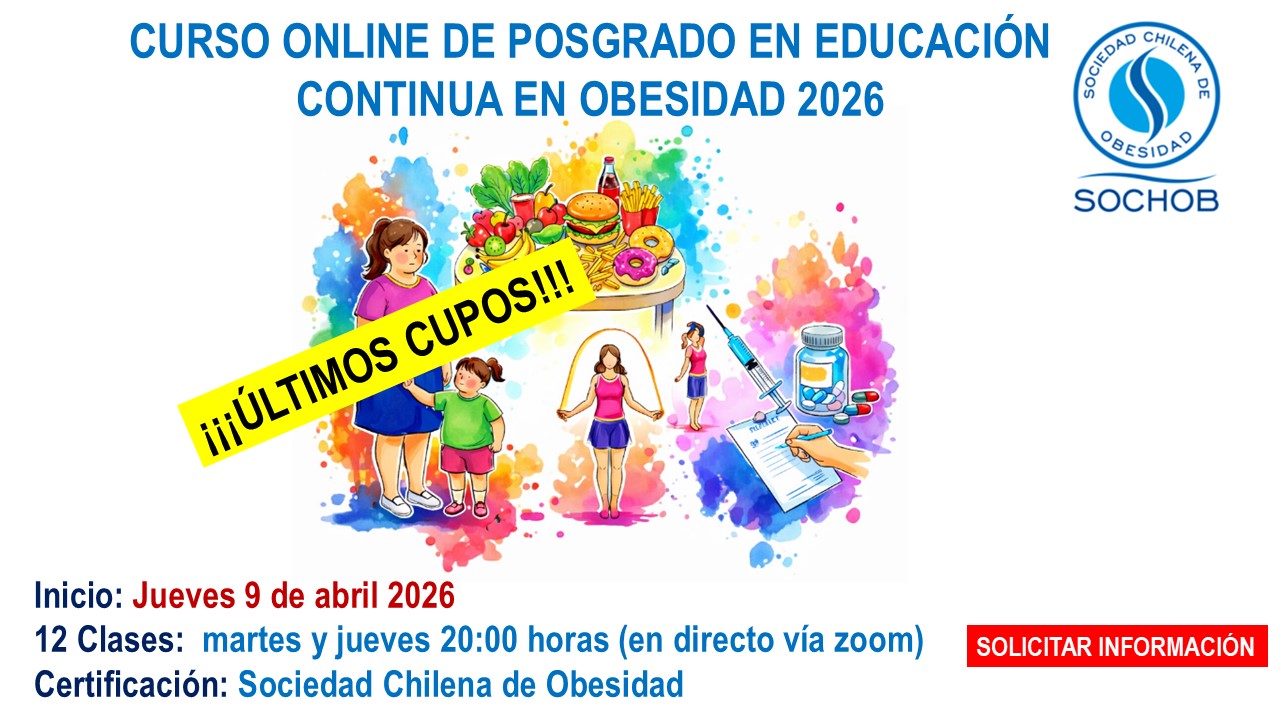 CURSO ONLINE DE POSGRADO EN EDUCACIÓN CONTINUA EN OBESIDAD 2026