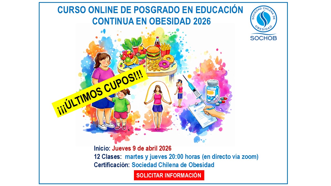 CURSO ONLINE DE POSGRADO EN EDUCACIÓN CONTINUA EN OBESIDAD 2026